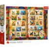 Puzzel postzegelcollectie 1000 stuks