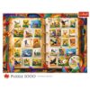 Puzzel postzegelcollectie 1000 stuks