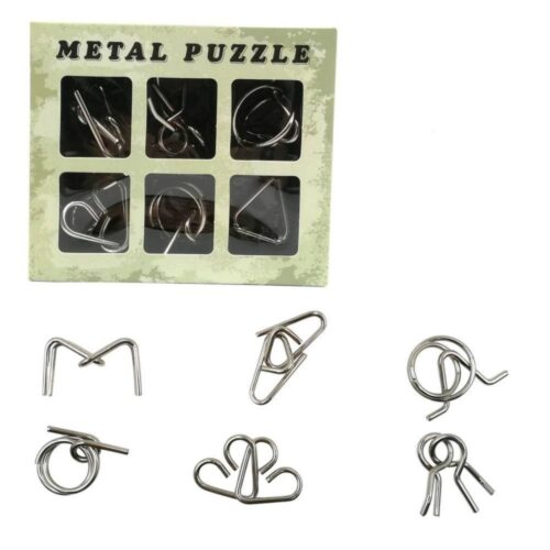 Metalen Puzzel 6-delig
