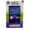 Amazing Cool Arcade game console met kleurenscherm 7 cm doorzichtig paars