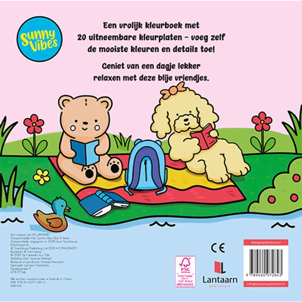 Sunny Vibes Kleurboek Rest & Relax - Afbeelding 2