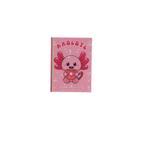 Boek Vriendenboek Axolotl