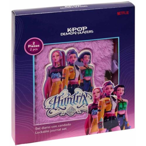 Kpop Demon Hunter Set Met Geheim Dagboek met 10 Kleuren Pen