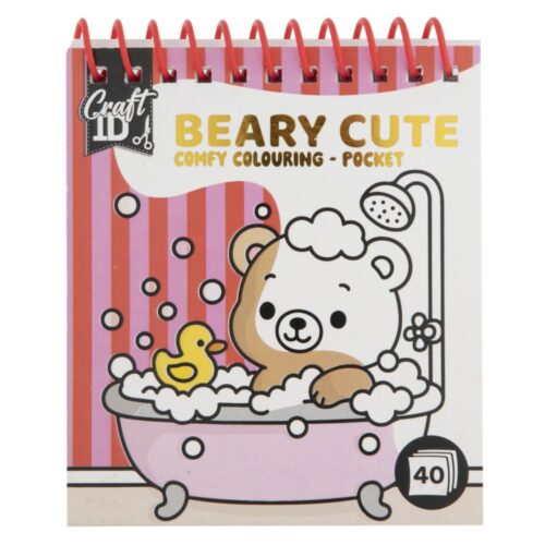 Kleurboek cute & comfy mini 10 x 10 cm 4 assorti (assortiment – willekeurige uitvoering)