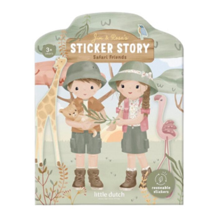 Little Dutch stickerboek met herbruikbare stickers