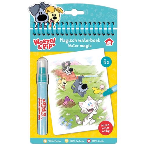 Woezel en Pip kleuren met water magisch