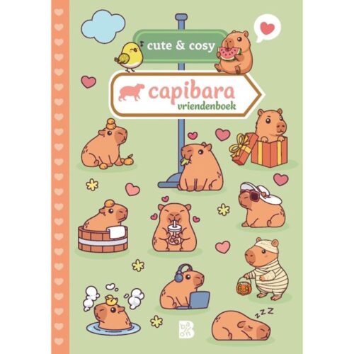 Cute en Cosy Vriendenboek Capibara