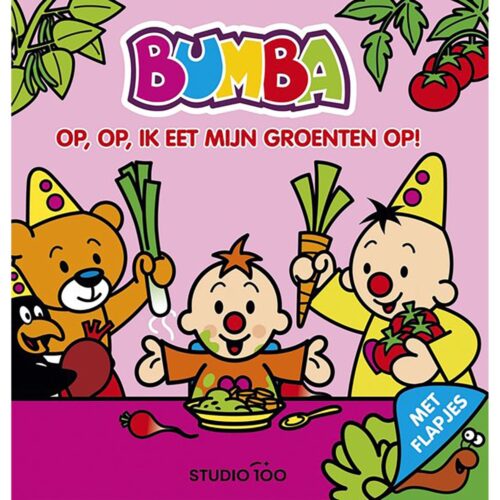 Bumba Kartonboek Met Flapjes - Op, Op, Ik Eet Mijn Groenten