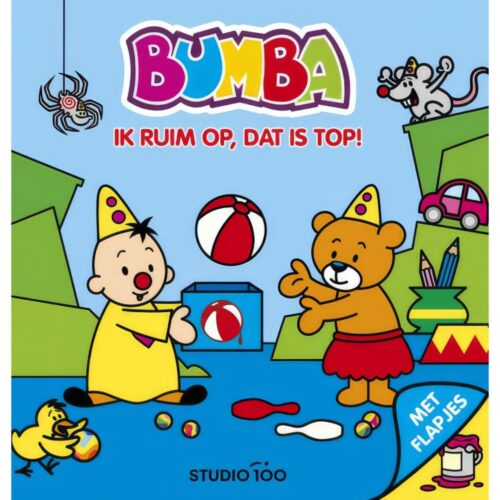 Bumba Kartonboek Met Flapjes - Ik Ruim Op Dat Is Top!