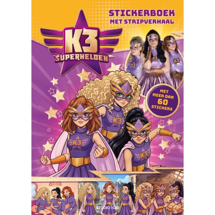 K3 Stickerboek - Superhelden