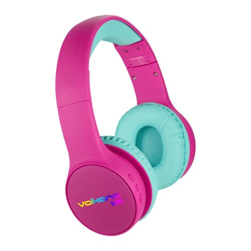 Koptelefoon bluetooth Volkano kids db switch roze