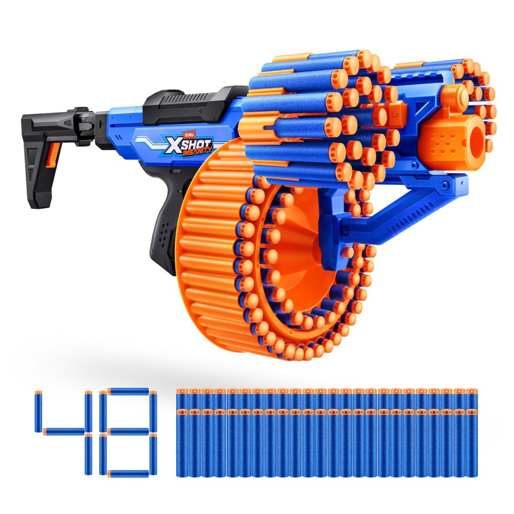 ZURU X-Shot insanity blitz hammer + 48 darts - Afbeelding 2