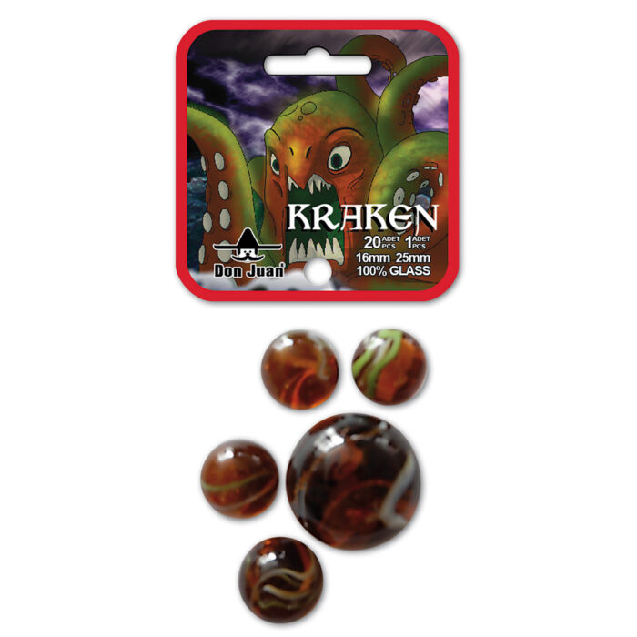 Knikkers Kraken 20 + 1 St
