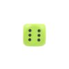 Dobbelsteen soft 16cm groen