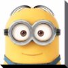 Minions Canvas Print Smile 40 x 40 cm