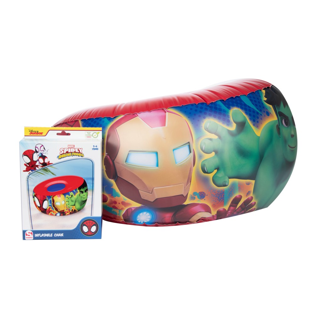 Stoel Opblaasbaar Spidey And Friends - Afbeelding 4