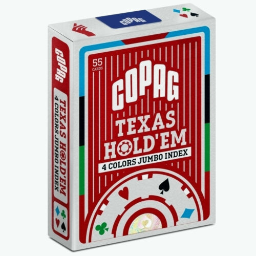 Copag Texas Hold'Em - 4 Couleurs Index -