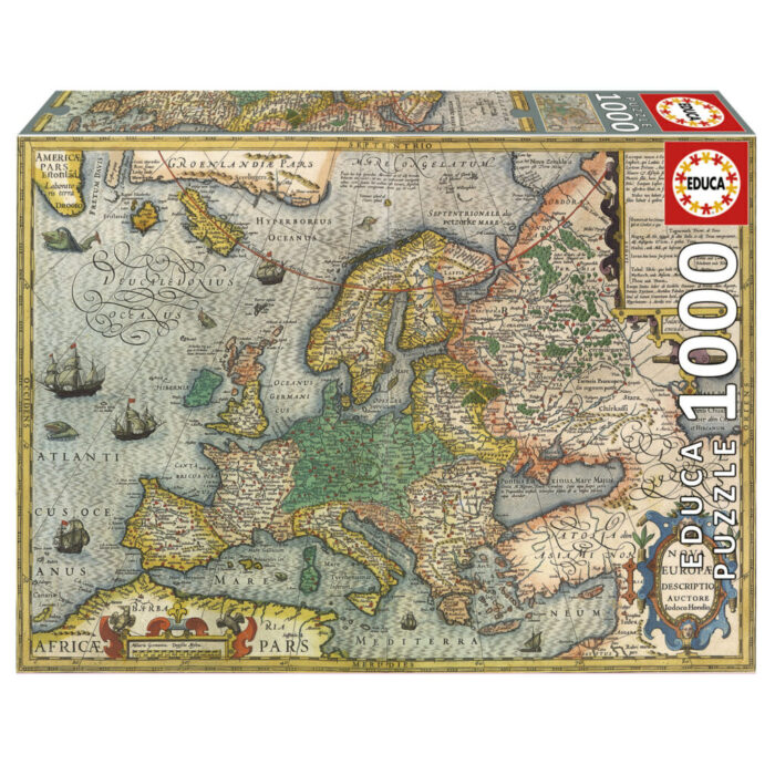 Map Of Europe (1000)