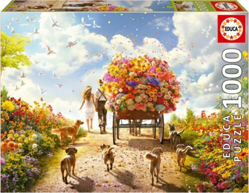 Carrying Flowers (1000)