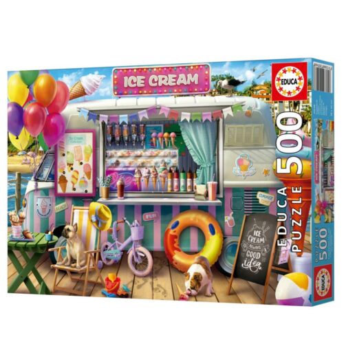 Educa Ice Cream Van – Puzzel 500 stukjes vanaf 10 jaar