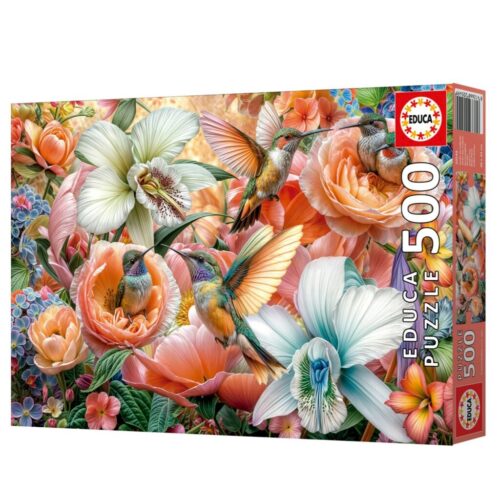 Educa Hummingbird Garden – Puzzel 500 stukjes vanaf 10 jaar