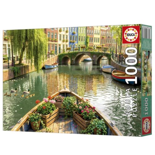 Educa Amsterdam Boat Ride – Puzzel 1000 stukjes vanaf 12 jaar