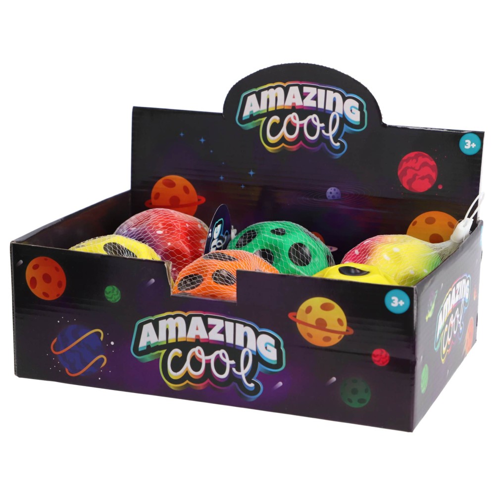 Amazing Cool super stuiterbal 10 cm (assortiment – willekeurige uitvoering)
