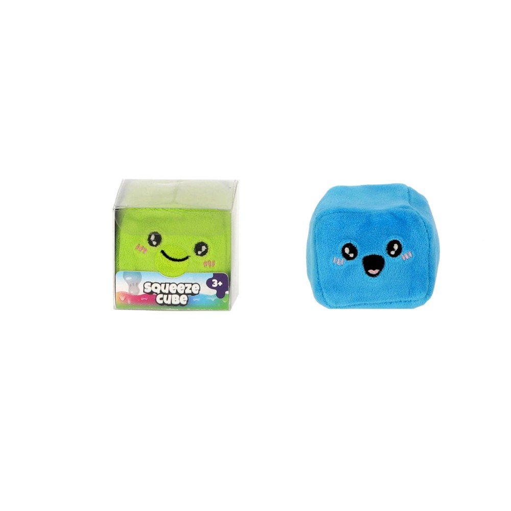 Amazing Cool knijpkubus pluche neon assorti (assortiment – willekeurige uitvoering) - Afbeelding 2
