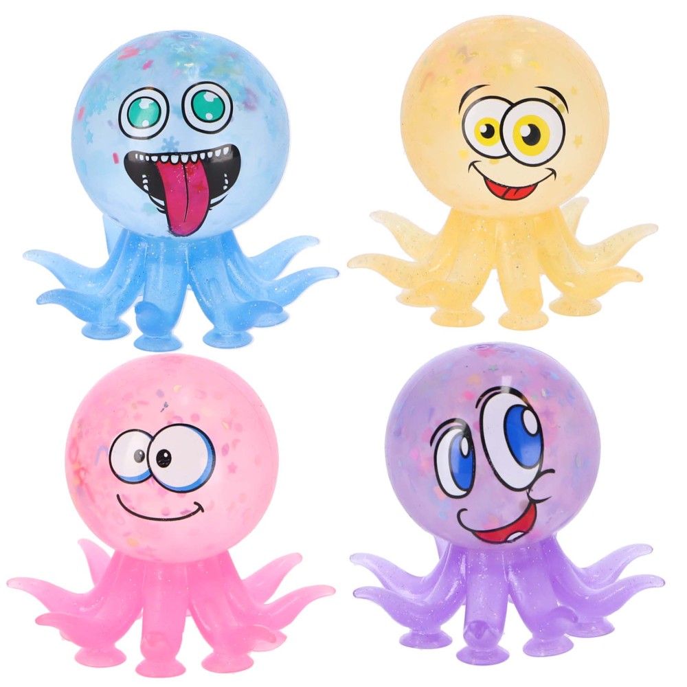 Amazing Cool Squeeze octopus assorti (assortiment – willekeurige uitvoering)