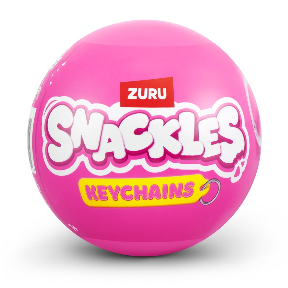 ZURU Snackles sleutelhanger 9cm in capsule assorti (assortiment – willekeurige uitvoering)