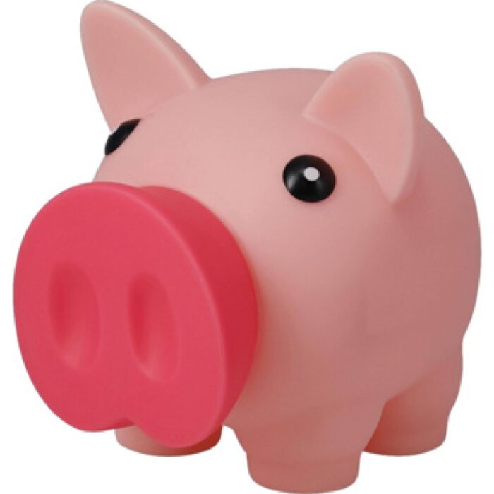PVC Spaarvarken 3 assorti (assortiment – willekeurige uitvoering)