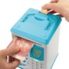 Kluis spaarpot Volkano electronisch blauw