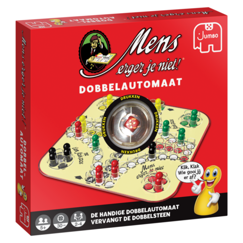 Jumbo Mens erger je niet! Klikklak – Bordspel vanaf 6 jaar