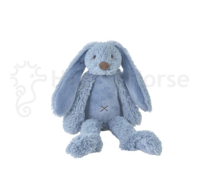Tiny Deep Blue Rabbit Richie