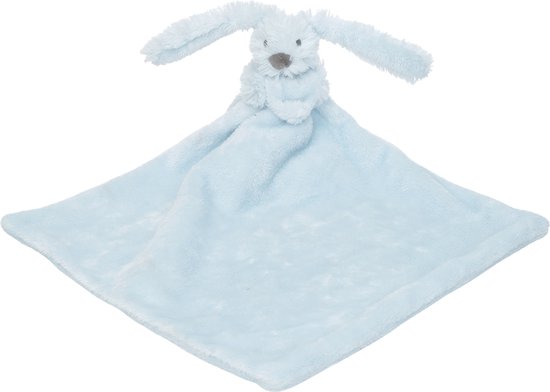Mini Blue Rabbit Richie with blanket