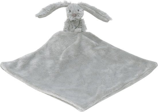 Mini Grey Rabbit Richie with blanket