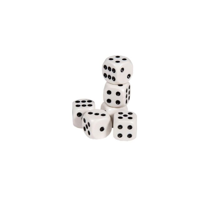 Clown Dobbelstenen (6 stuks)