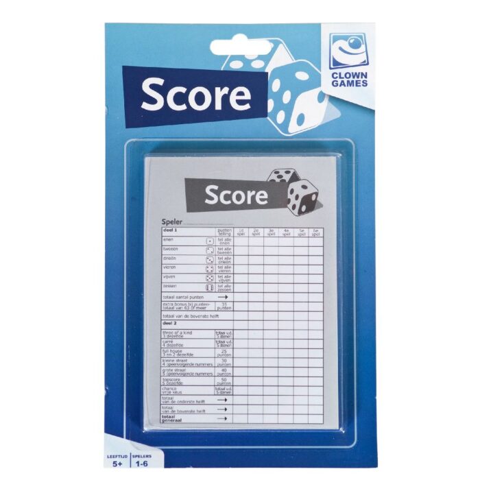Clown Scoreblok (50 vel)