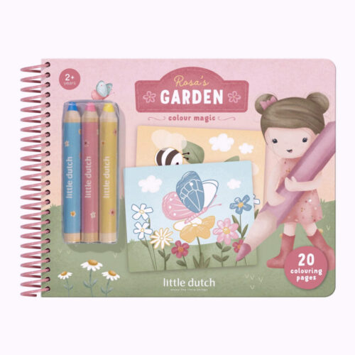 Little Dutch Colour Magic Book - Rosa