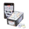 Domino dubbel 12 in blik