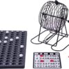 Bingomolen zwart metaal set