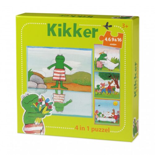 De Wereld van Kikker 4 in 1 Puzzel