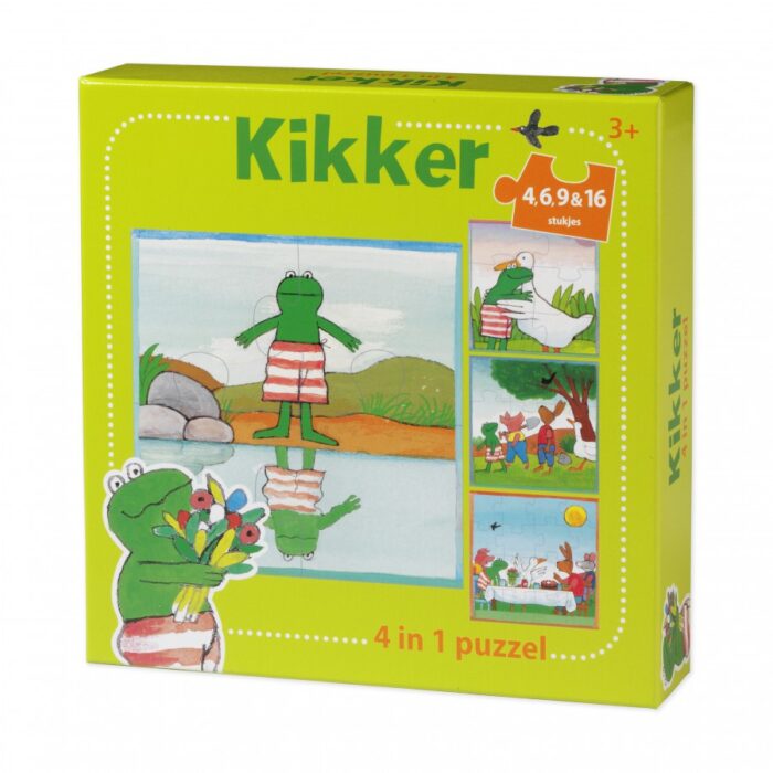 De Wereld van Kikker 4 in 1 Puzzel