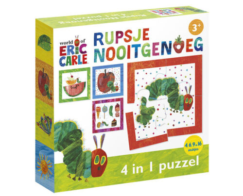 Rupsje Nooitgenoeg 4 in 1 Puzzel