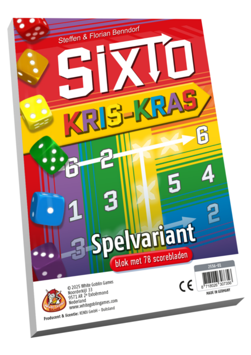 White Goblin Games Sixto: Kriskras – Dobbelspel vanaf 8 jaar