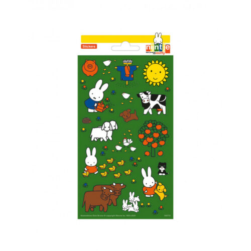 Paper Sticker Sheet - Nijntje Boerderij