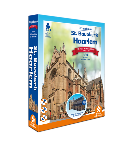3D Gebouw St Bavokerk Haarlem (184)
