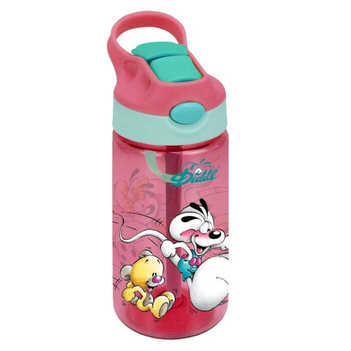 Diddl waterfles 450ml roze