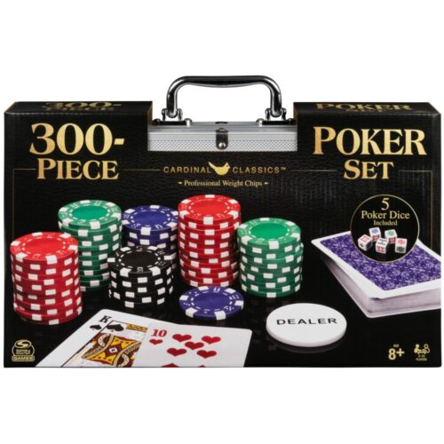 Classics: 300pc Poker Chip Set in Alumin