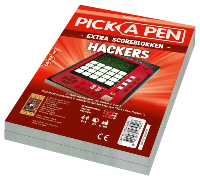 Pick a Pen Hackers Scoreblokken